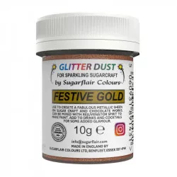 Třpyt festive gold 10g