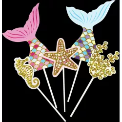 Zápich do dortu mořská víla