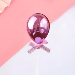 Zápich do dortu růžový balónek