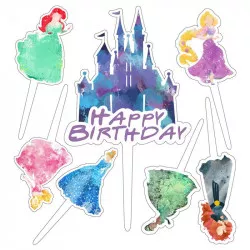Zápich do dortu disney princezny
