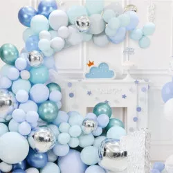 Balónková girlanda světle modrá