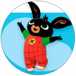 Jedlý papír králíček Bing hopsající 19,5 cm