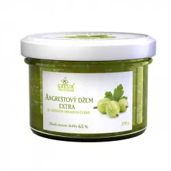 Angreštový džem extra Se sníženým obsahem cukru 220g