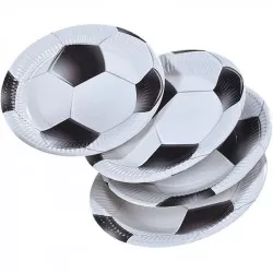 Papírové tácky 23cm 8ks fotbal