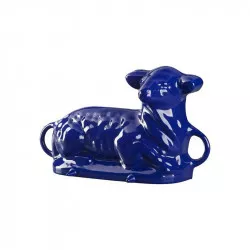 Litinová smaltovaná pečicí forma GOURMETINA Beránek - noční modrá
