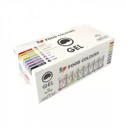 Sada gelových barev (8 ks)