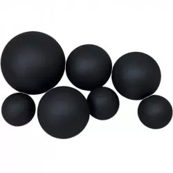 Čokoládové koule 7ks černé