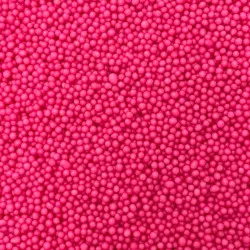 Cukrové perličky 2mm růžové 1kg
