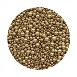 Cukrové perly zlatý mix 1kg