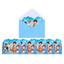 Pozvánka na narozeniny 10ks Paw Patroll