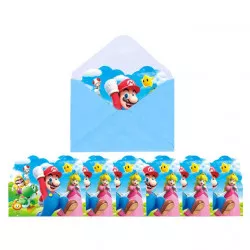 Pozvánka na narozeniny 10ks Mario