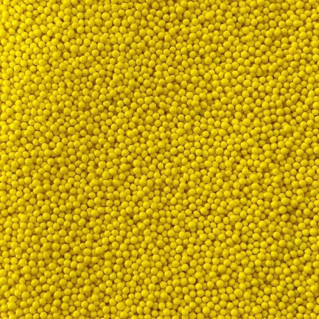 Cukrové perličky 2mm žluté 1kg