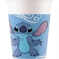 Papírové kelímky Stitch 8 ks 200 ml