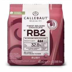 Čokoláda ruby RB2 0,4kg 32,8 % - Callebaut