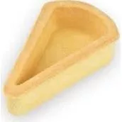 Košíček na tartaletky trojúhelník máslový světlý 7 cm (72 ks)