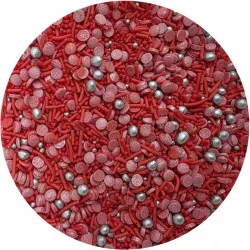 Cukrové zdobení Červený koktejl 80g