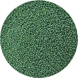 Cukrové perličky metalické zelené 2mm 80g