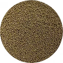 Cukrové perličky metalické tmavě zlaté 2mm 80g