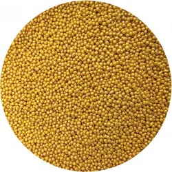 Cukrové perličky metalické zlaté II. 2mm 80g