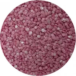 Cukrové zdobení růžové perleťové konfety 80g