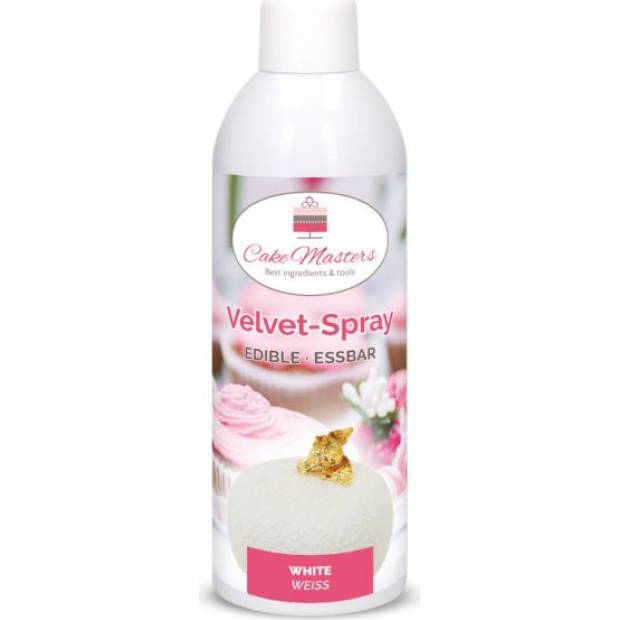 Velvet sprej bílá, 400g