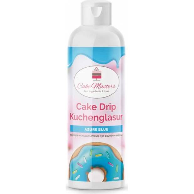 Cake drip azurová modrá 250g