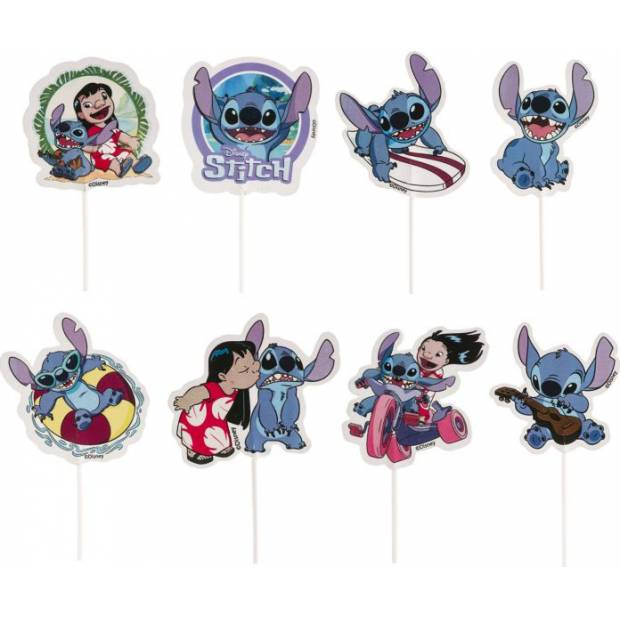 Zápich do dortu Lilo a Stitch, 16 ks