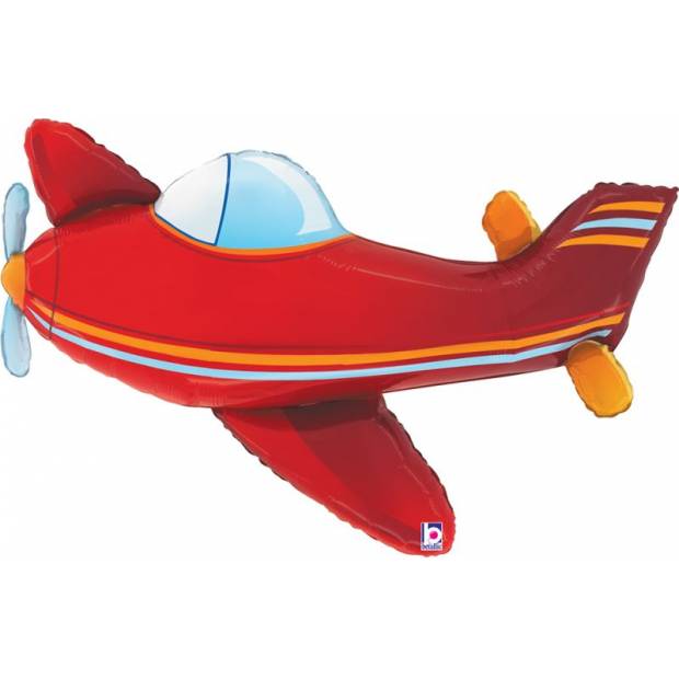 Nafukovací balónek červené letadlo 94 cm