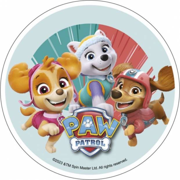Jedlý papír paw patrol Skye, Everest a Liberty