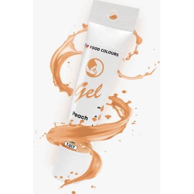 Food Colours gelová barva tuba Peach 30 g