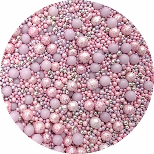Cukrové zdobení růžový mix 1kg