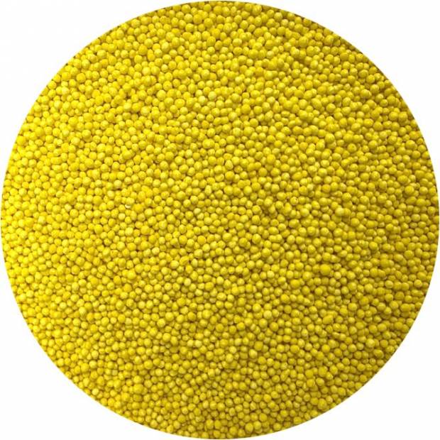 Cukrové perličky žluté 80g
