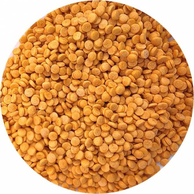 Cukrové zdobení oranžové konfety 80g