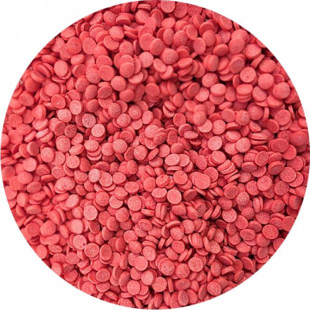 Cukrové zdobení červené konfety 80g