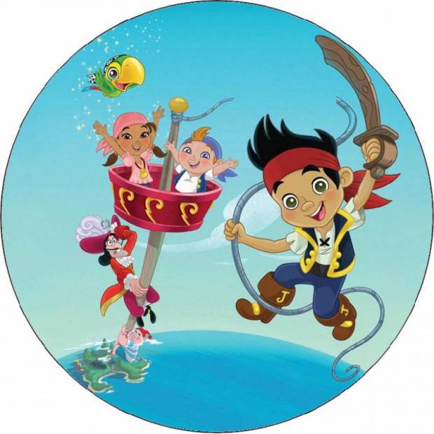 Jedlý papír Jake a piráti 19,5 cm