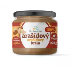 Arašídové máslo jemné 100% 220g