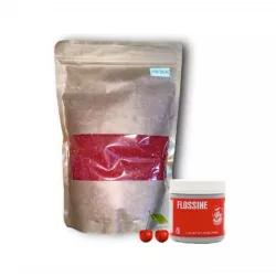 Cukr na cukrovou vatu  - 1 Kg - Třešeň - Knapro