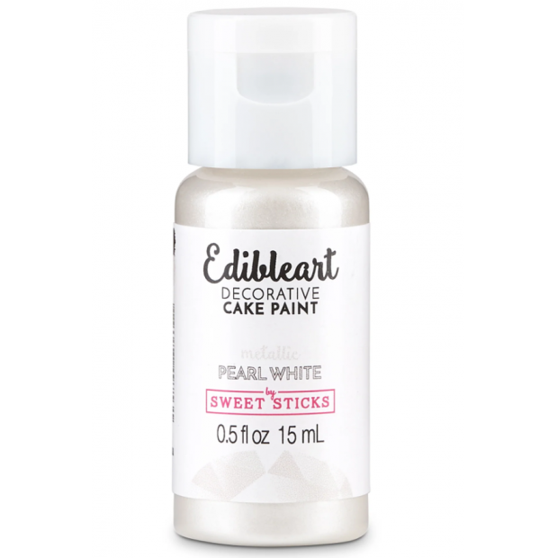 Metalická barva tekutá 15ml Pearl White
