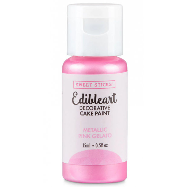 Metalická barva tekutá 15ml Pink Gelato