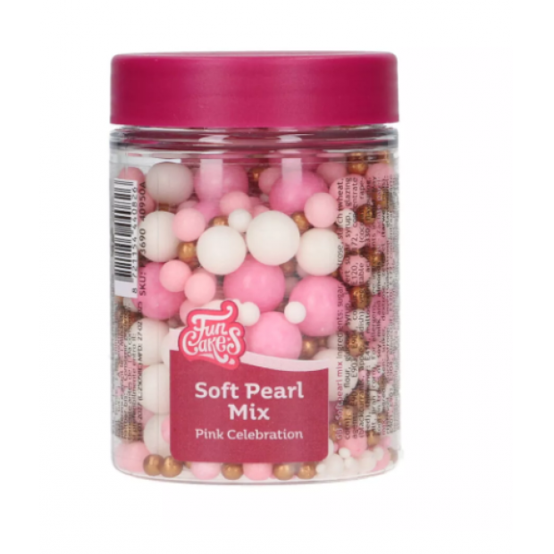 Cukrové zdobení růžová oslava 80 g