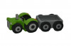 Traktor s návěsem zelený nejedlá cukrová dekorace 17x6cm - Gricko Ivanjica