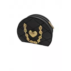 Černá kabelka nejedlá cukrová dekorace 12x8x5cm - Gricko Ivanjica