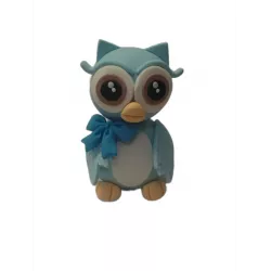 Modrá sova nejedlá cukrová dekorace 11cm - Gricko Ivanjica