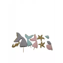 Mořská panna zápich nejedlá cukrová dekorace 12cm - Gricko Ivanjica