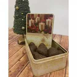 Plechová dóza na cukroví 21x17x8cm