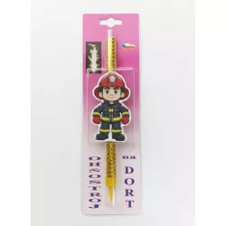 Dortová fontána hasič - 1ks