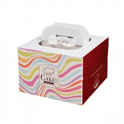 Krabice na dort 1ks 26 x 26 x 15 cm - Cakesicq