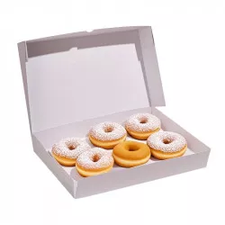 Krabice na cukroví, zákusky a chlebíčky 1ks 30,5 x 20,5 x 5 cm - Cakesicq