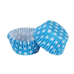 Cukrářský košíček puntíky 50x30mm 50ks