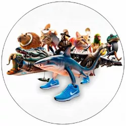 Jedlý papír Italský brainrot 19,5 cm - Pictu Hap